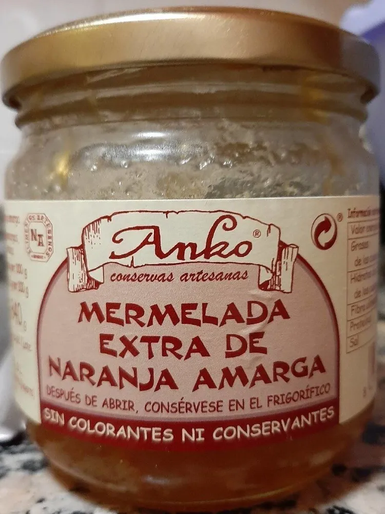 Mermelada extra de naranja amarga