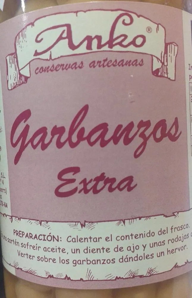 Garbanzos Extra