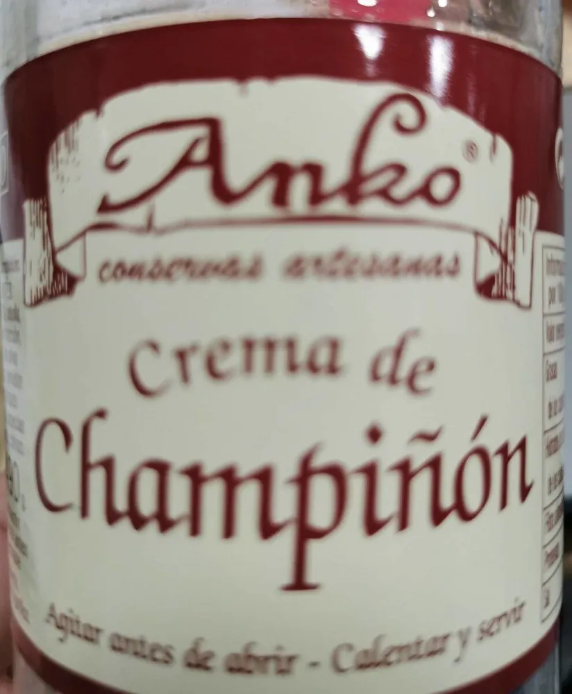 Crema de Champiñon