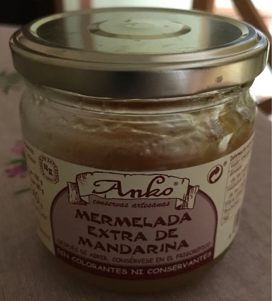 Mermelada extra de mandarina