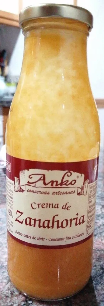 Crema de zanahoria