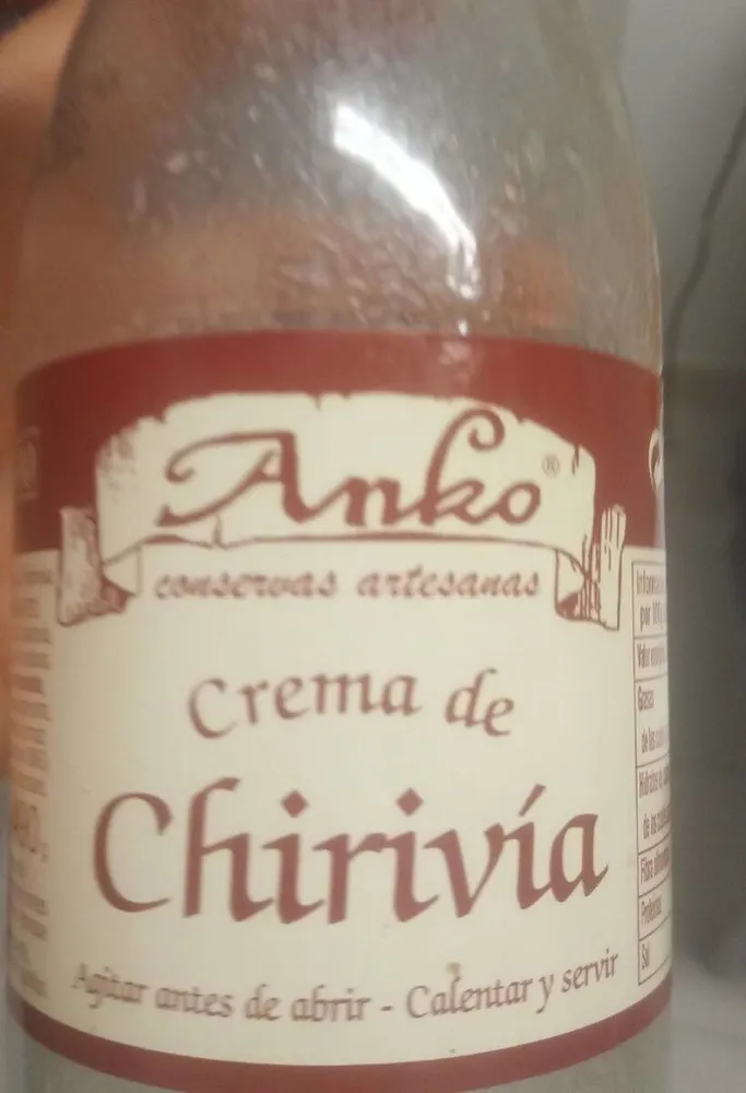 Crema de Chirivía