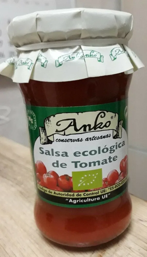 Salsa ecológica de Tomate