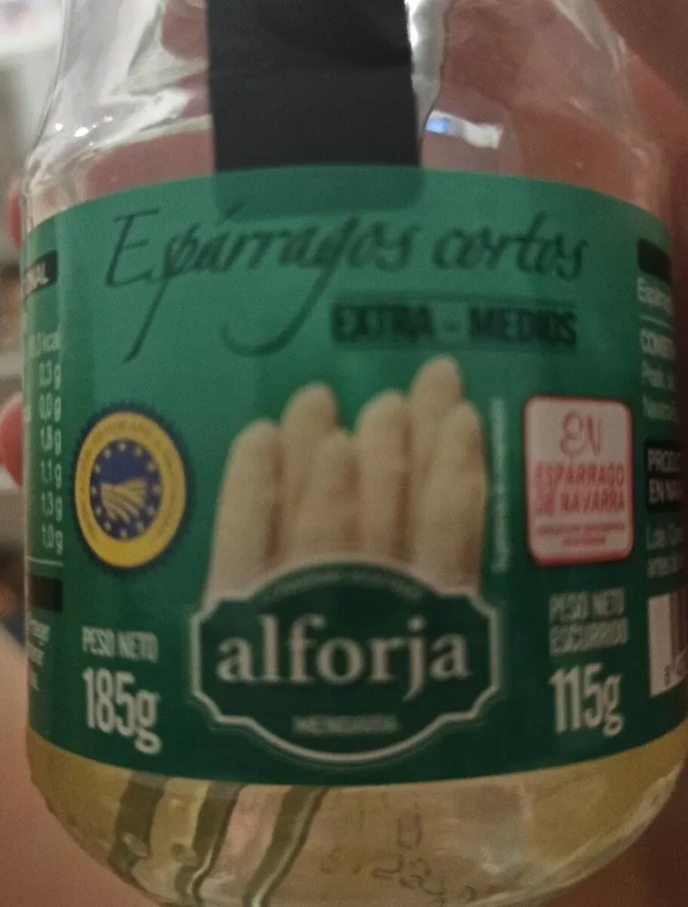 Espárragos cortos