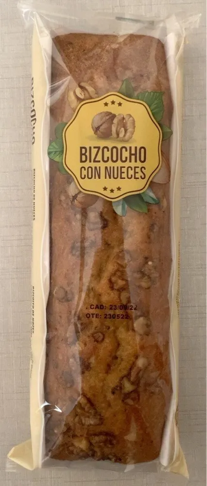 Bizcocho con nueces