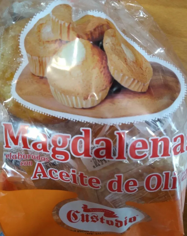 Magdalenas elaboradas con aceite de oliva