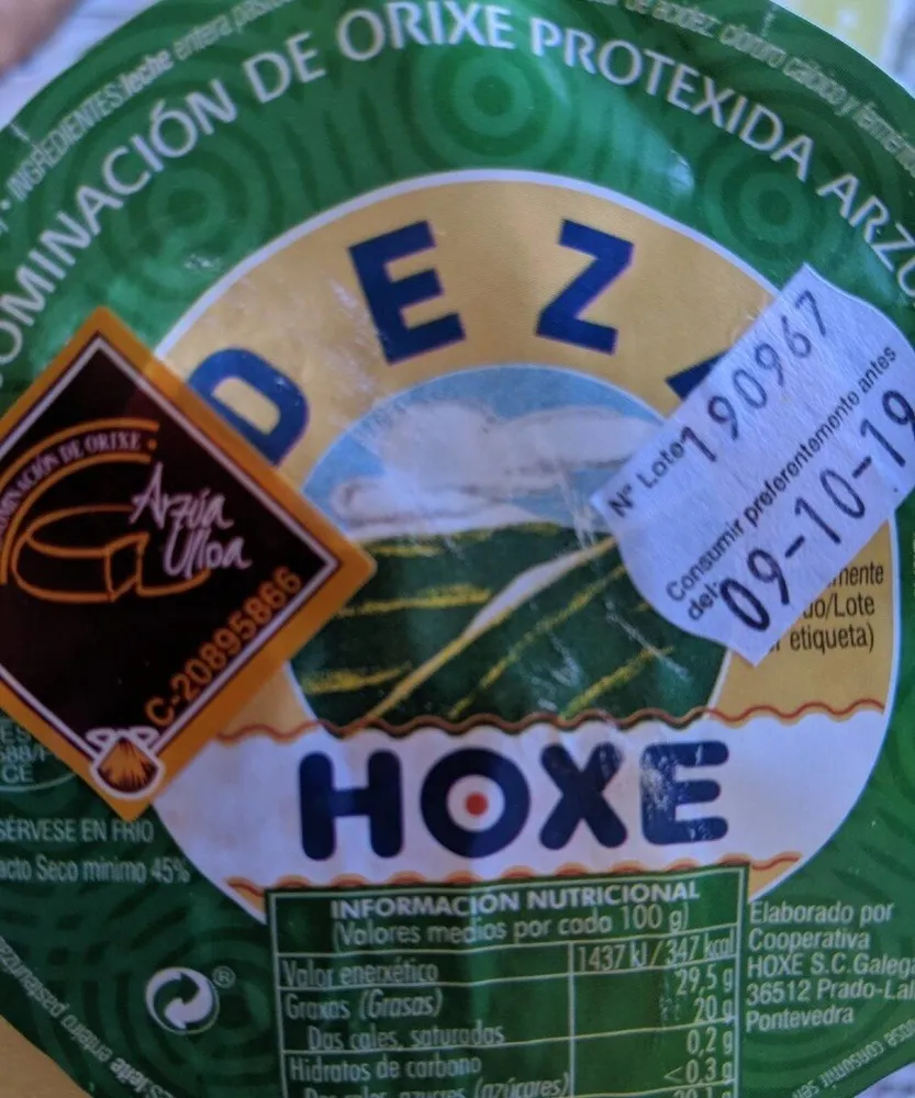 Queso hoxe