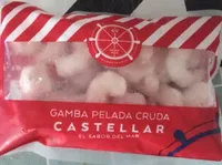 Gamba pelada cruda