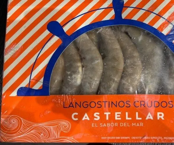 Langostino crudo