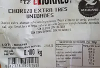 Chorizo Extra Tres Unidades