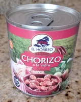 Chorizo a la sidra enlatado