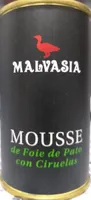 Mousse de foie de pato con ciruelas