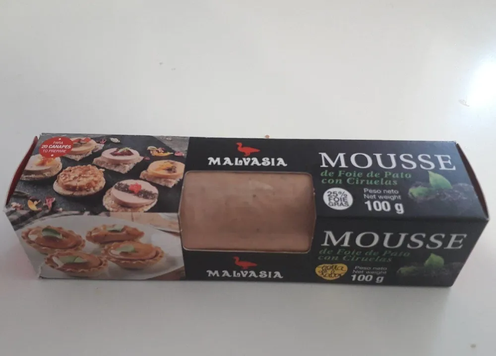 Mousse de Foie de pato con ciruelas