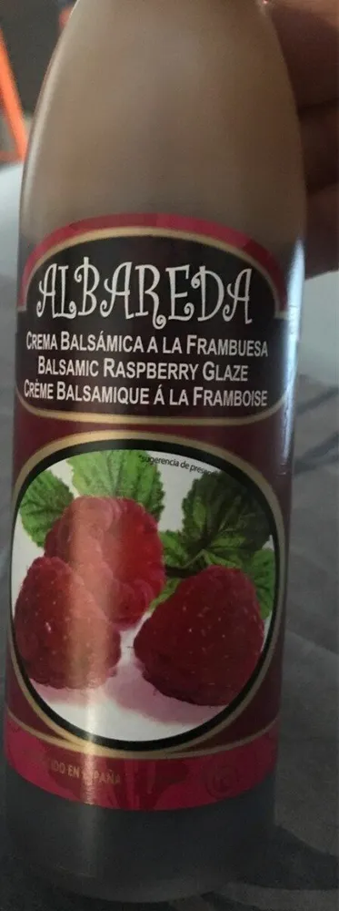Crema balsámica a la frambuesa