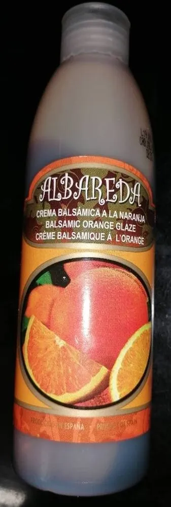 Crema balsámico la naranja