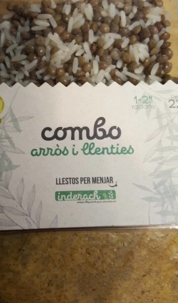 Combo arròs i llenties