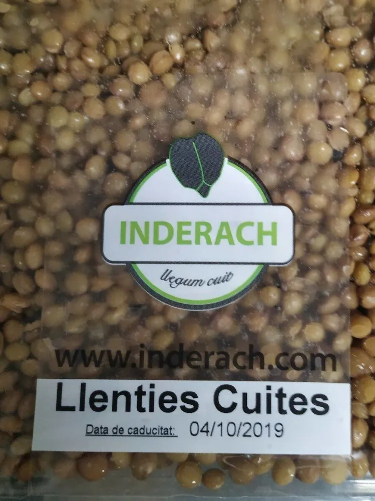 Llenties cuites Inderach