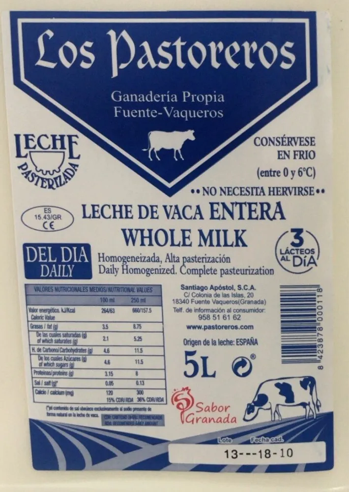 Leche de vaca