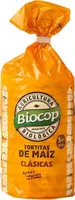 Tortitas de maíz biológicas sin gluten