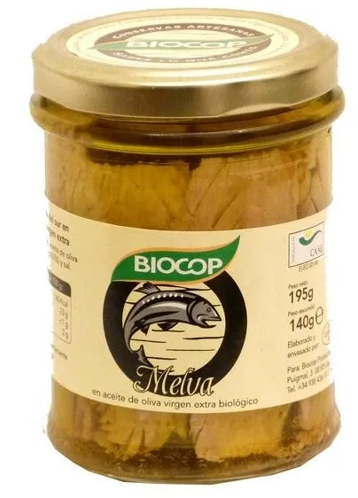 Melva aceite de oliva virgen extra ecológico
