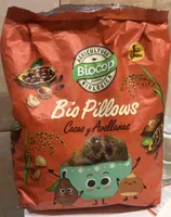 Biopillows cereales con chocolate y avellanas ecológicos