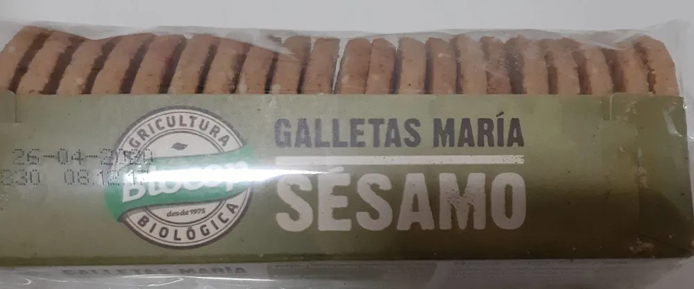 Galletas maría sésamo