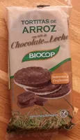 Tortitas de arroz con 60% de Chocolate con Keche