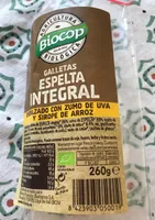 Galletas de espelta integral endulzadas con zumo