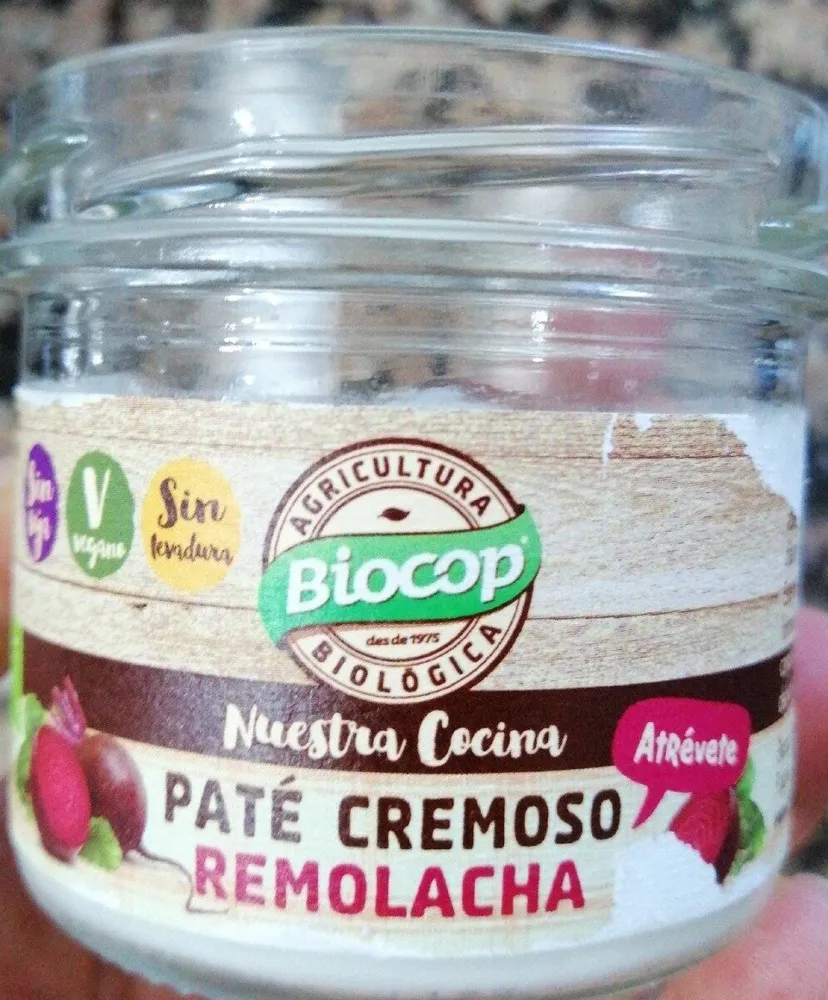 Paté cremoso remolacha