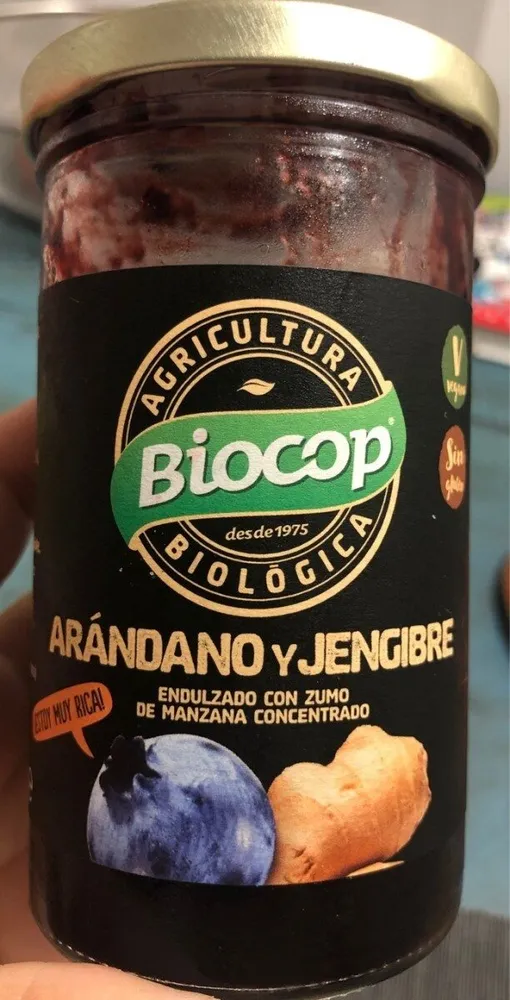 Compota de Arándano y Jengibre