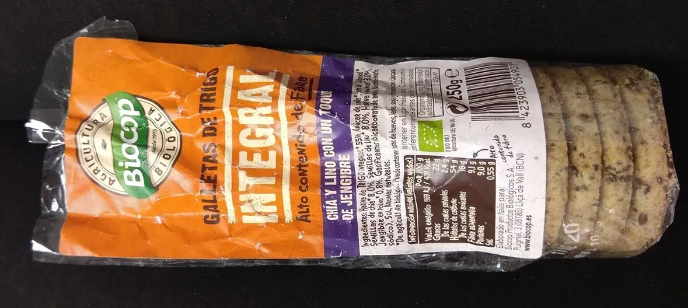 Galletas de trigo integral