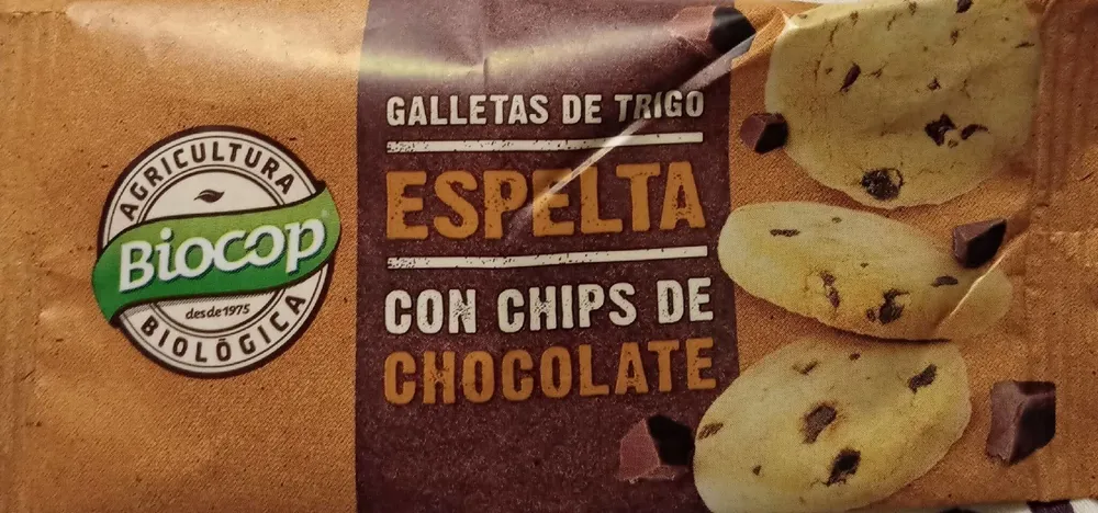 Galletas de trigo espelta chocolate