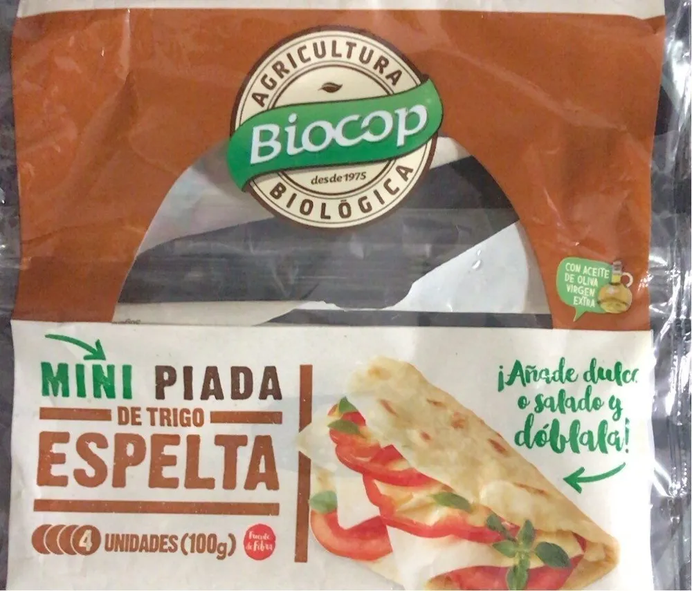 Mini piada de trigo de espelta