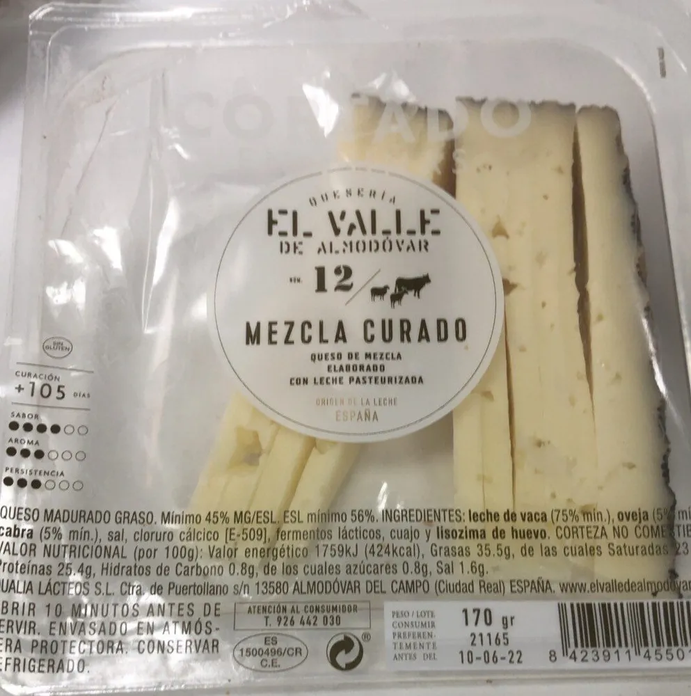 Queso madurado graso