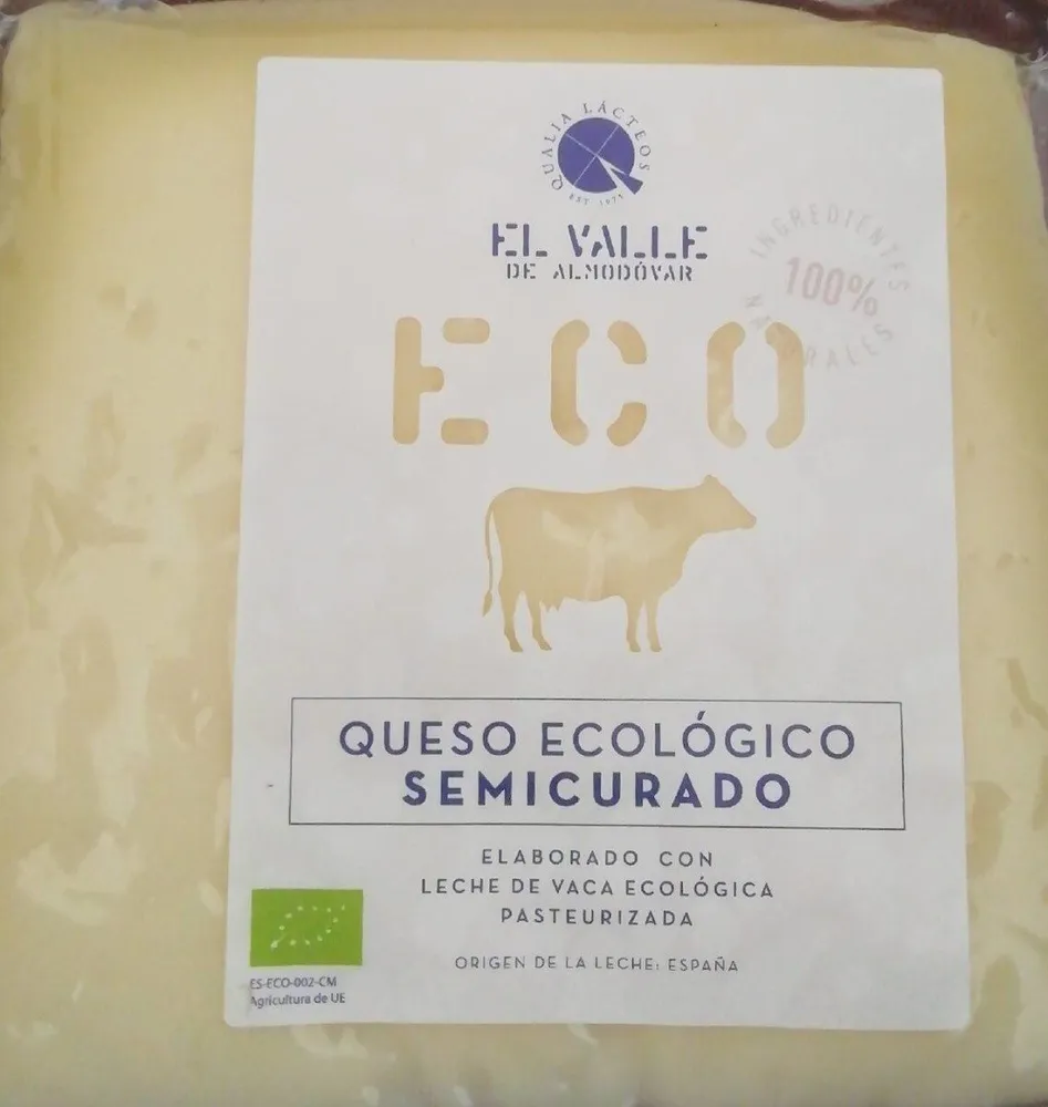 Queso ecológico semicurado