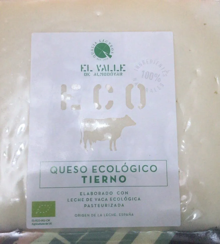 Queso ecológico tierno