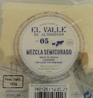 Queso mezcla semicurado