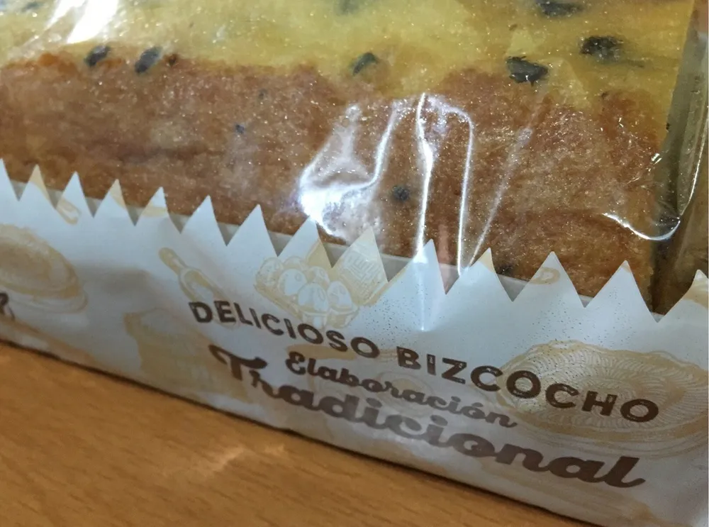 Bizcocho con pepitas de chocolate