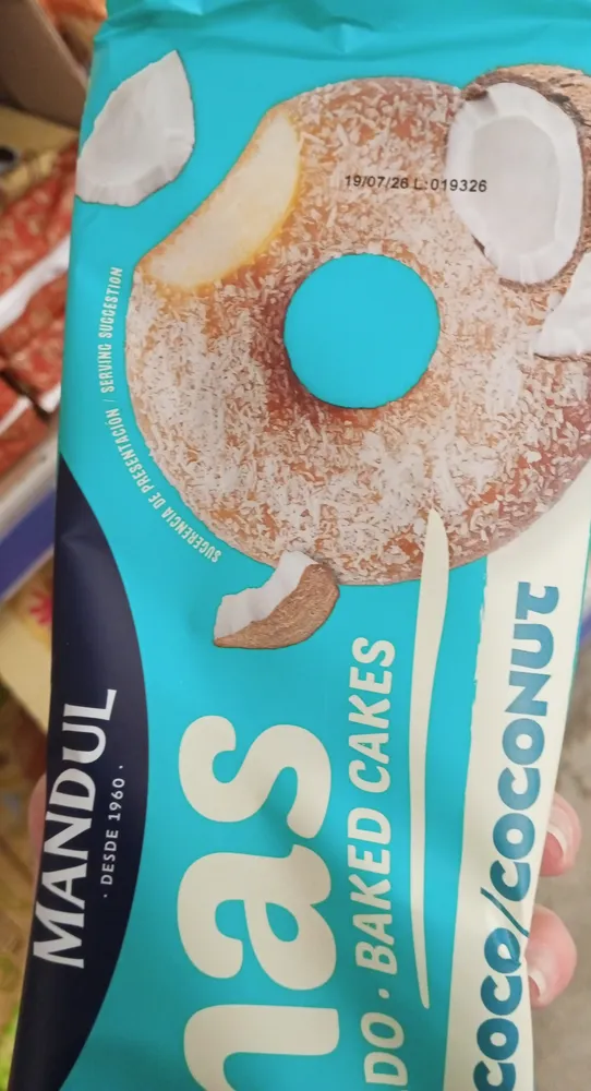Donas cubierto de coco