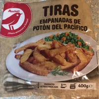 Tiras empanadas de potón del Pacífico