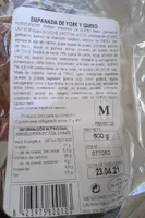Emapanada de York y queso