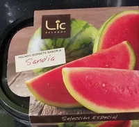 Helado de sandía Lic