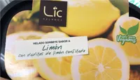 Heladosorbete de limon