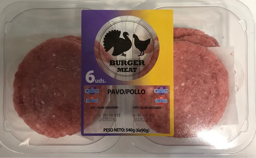 Burger Meat Pavo/Pollo