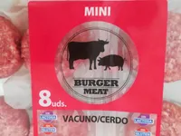 Mini burger meat