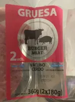Burger meat vacuno cerdo
