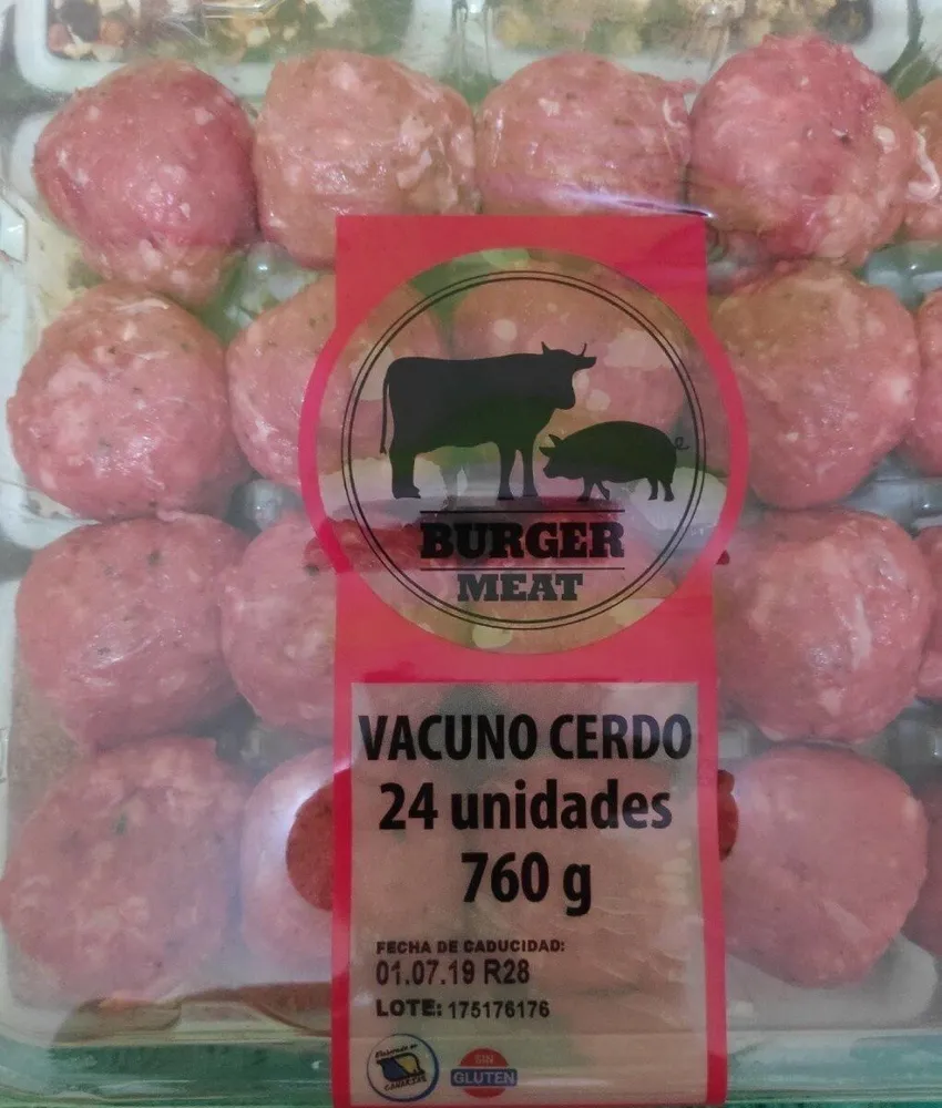 Albóndigas vacuno cerdo