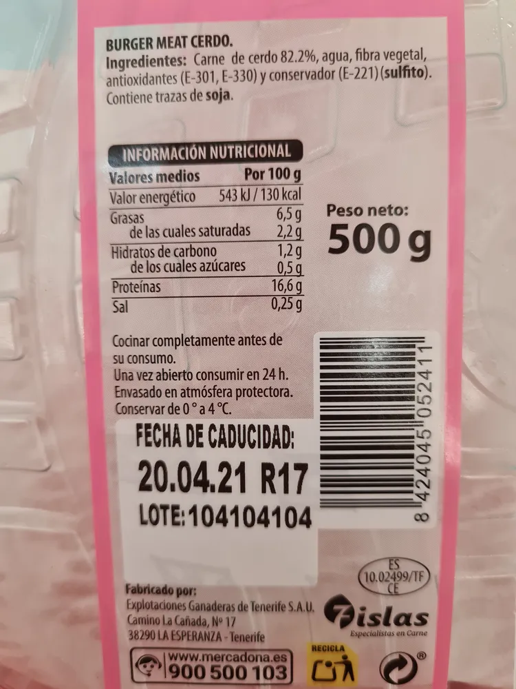 carne cerdo picada