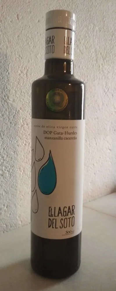 Aceite de oliva virgen extra D.O. Gata-Hurdes manzanilla cacereña botella 500 ml