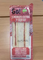 Sandwich chorizo extra y queso
